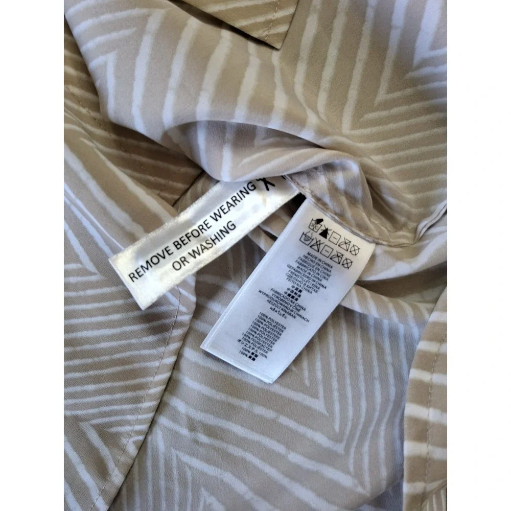 Women's‎ Michael Kors Sz Small Sleeveless Blouse Top Striped Preppy